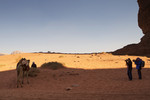 Wadi Rum, a star is 